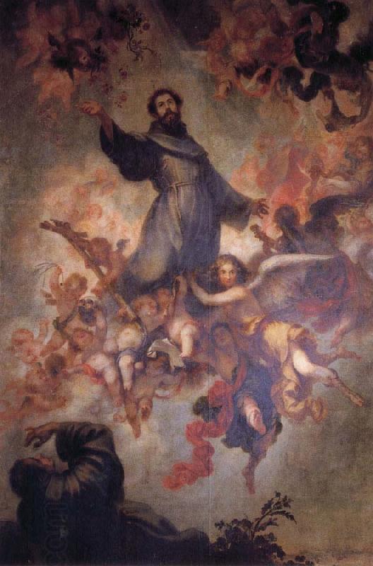 Francisco de Herrera the Younger Stigmatization of St.Francis China oil painting art